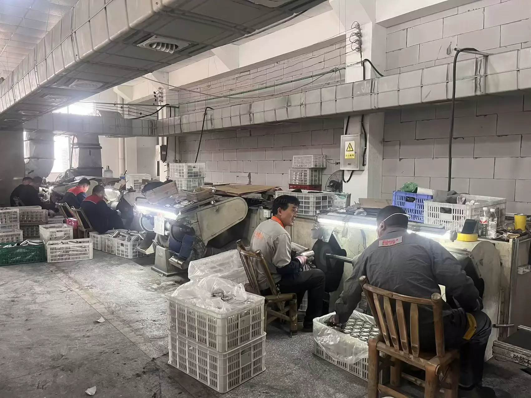 Quality control area for custom drinkware