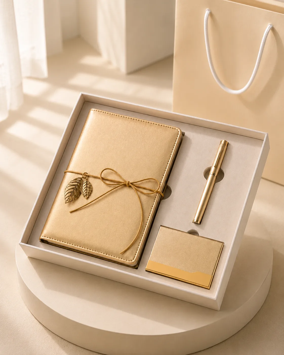 Premium Business Notebook Gift Set detail 1