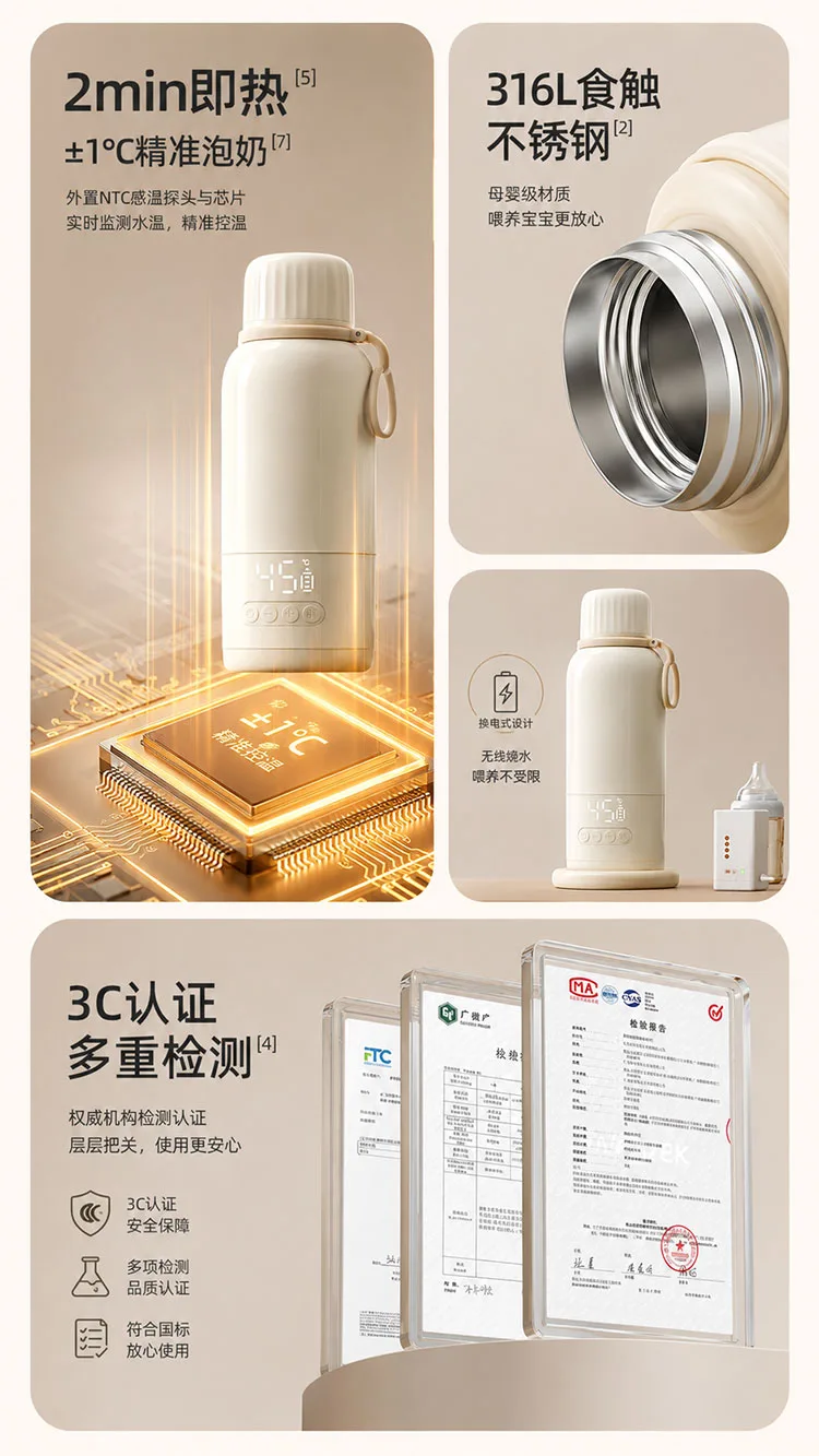 Private Label Smart Heating Travel Cup detail 5