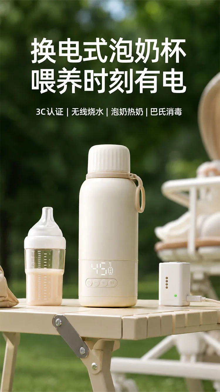Private Label Smart Heating Travel Cup detail 3