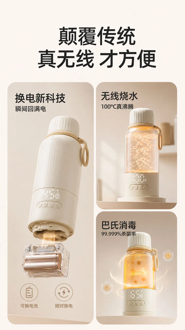 Private Label Smart Heating Travel Cup detail 4