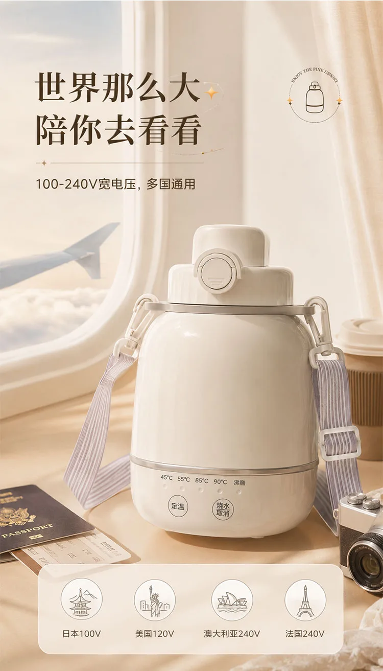 Portable Electric Travel Kettle for Smart Drinkware Projects detail 5