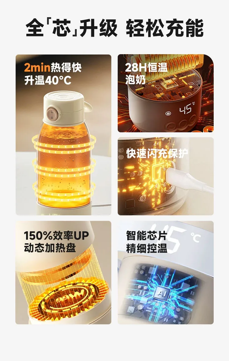Smart Heating Cordless Portable Electric Kettle for Custom Projects detail 2