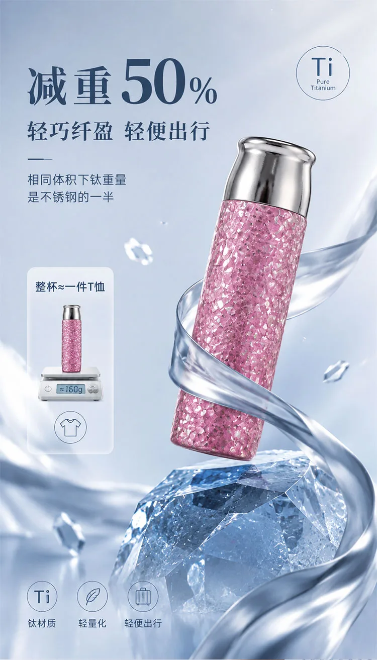 Crystal Finish Insulated Travel Bottle detail 5