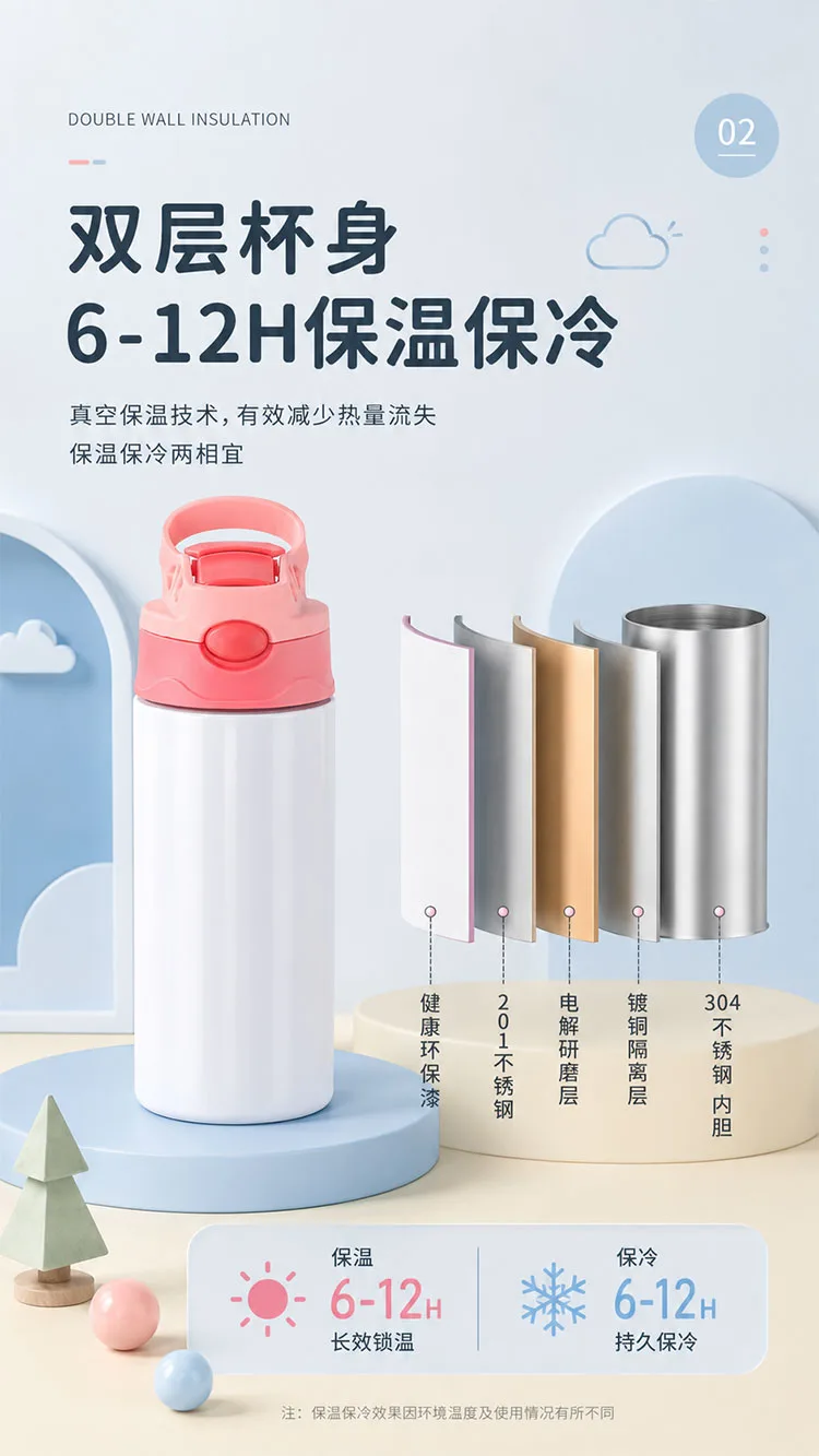 12oz Insulated Fruit Tumbler detail 3
