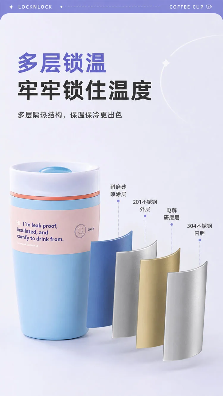9th Generation Insulated Coffee Tumbler detail 7