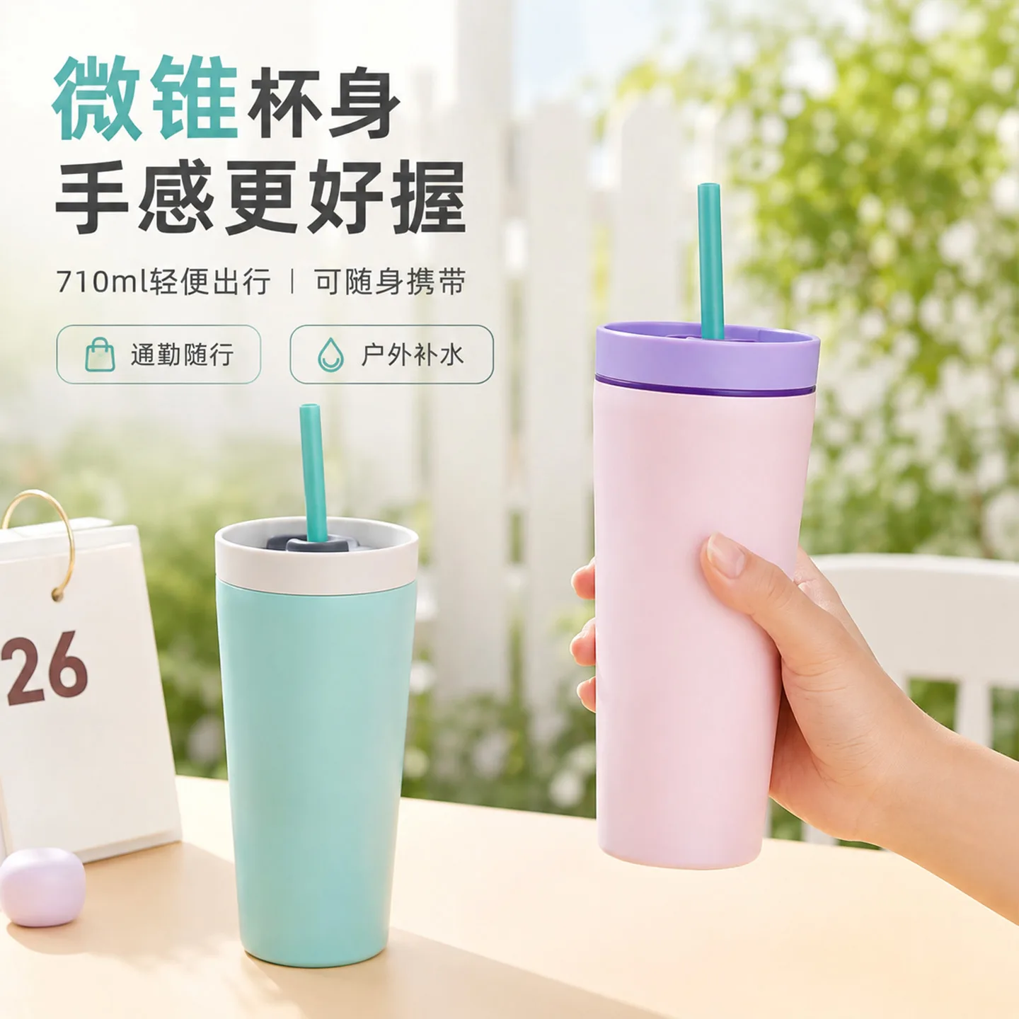 Direct Drink Straw Insulated Tumbler image 2
