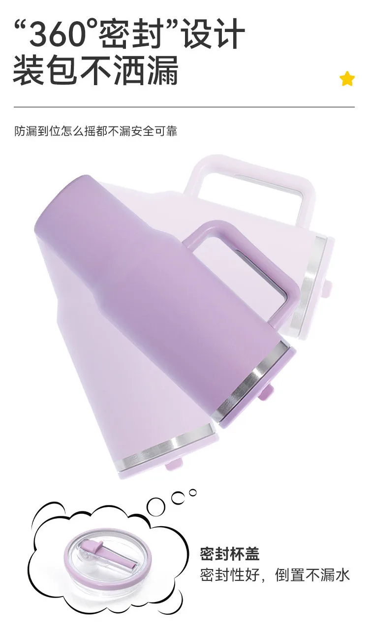 Handled Insulated Ice Tumbler for Custom Logo detail 5