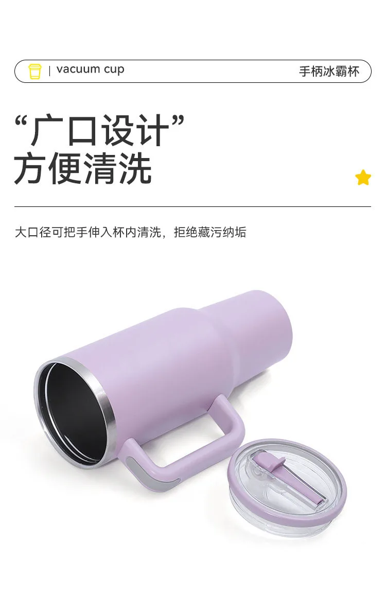 Handled Insulated Ice Tumbler for Custom Logo detail 6