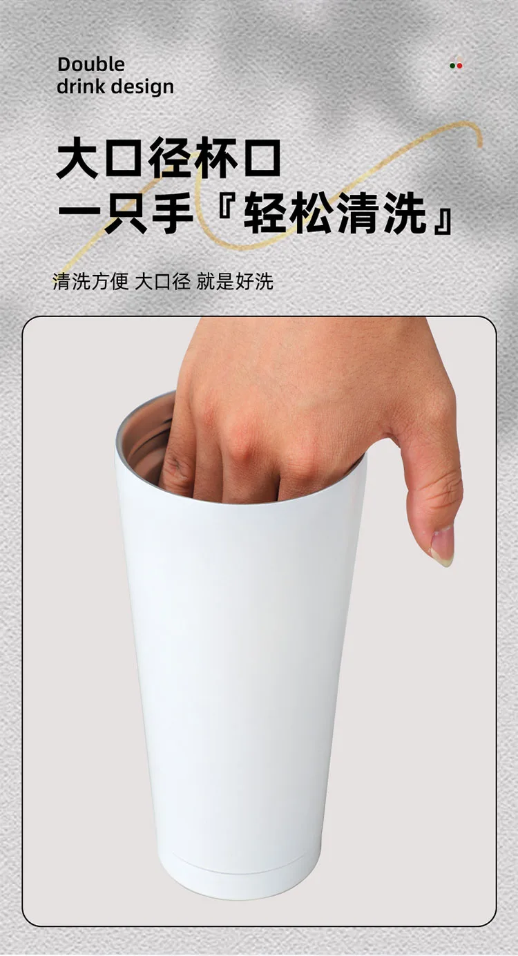 Car Travel Insulated Coffee Tumbler detail 8