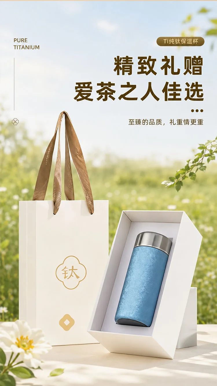 Pure Titanium Water Bottle HC-TI-053 detail 8